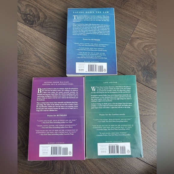 The Lawless Novels Trilogy by Lexi Blake - Picture 3 of 3